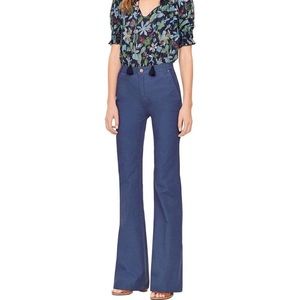 Tory Burch Harbor Wide Leg Trousers Size 26